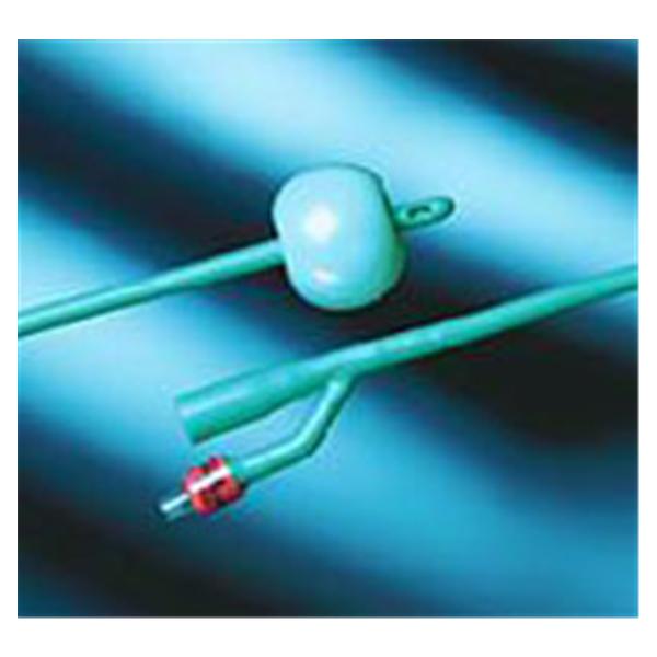 Catheter Foley Silastic 18Fr 5cc Short Round Tip Silicone Coated 2-Way 10/ca